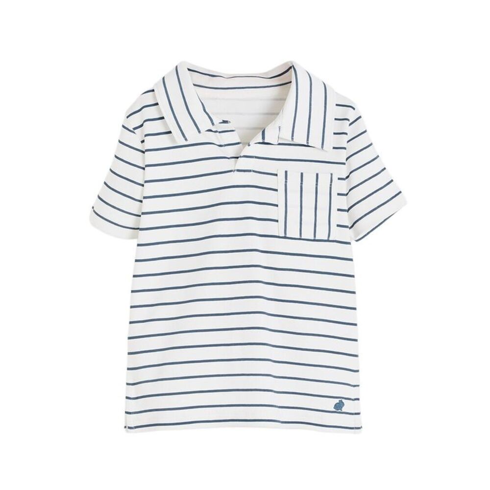 Babycottons Girls  Striped Short Sleeve T-Shirt